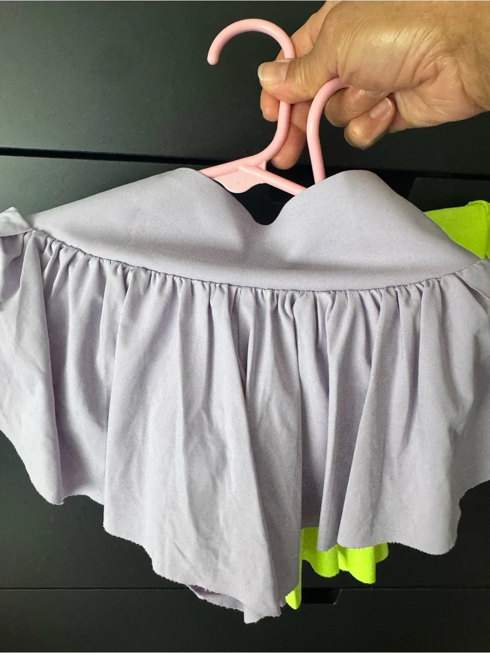 Katie J NYC Soft Lavender Active Shorts
